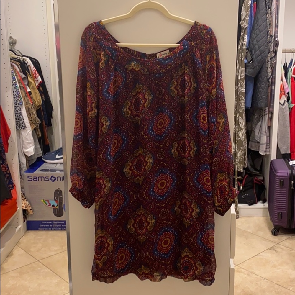 Boho mini dress by Olsenboye.
